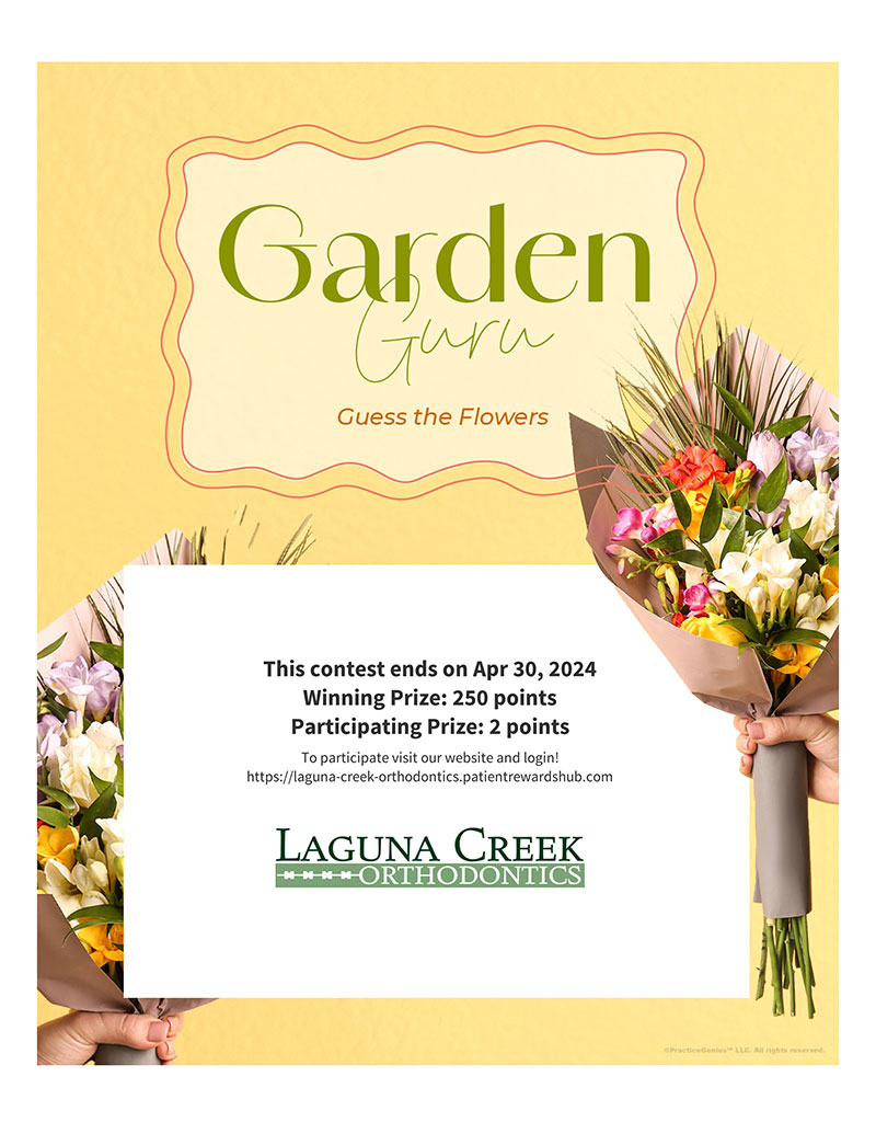 Garden Guru Contest flyer